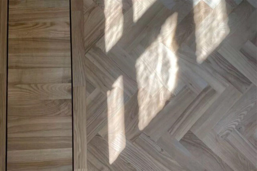 Ashparquet treated with Selder floorsoap